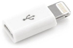 SHOPCRAZE Lightning 8 Pin to Micro USB Converter - Sync Charge Iphone 5 Ipad Mini 4 Apple USB Cable (White) khf588 Sync & Charge Cable