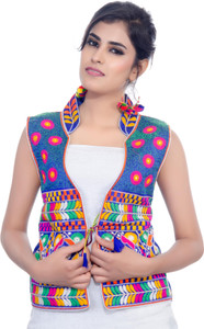 Banjara India Sleeveless Embroidered Women's Jacket