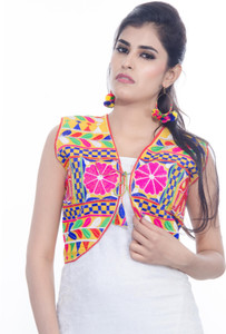 Banjara India Sleeveless Embroidered Women's Jacket