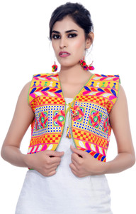 Banjara India Sleeveless Embroidered Women's Jacket
