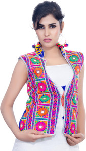 Banjara India Sleeveless Embroidered Women's Jacket