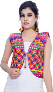 Banjara India Sleeveless Embroidered Women's Jacket