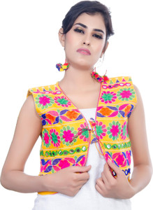 Banjara India Sleeveless Embroidered Women's Jacket