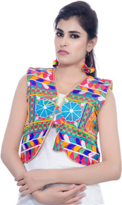 Banjara India Sleeveless Embroidered Women's Jacket