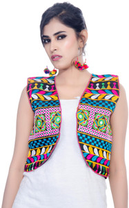 Banjara India Sleeveless Embroidered Women's Jacket