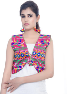 Banjara India Sleeveless Embroidered Women's Jacket