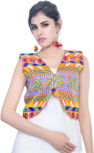Banjara India Sleeveless Embroidered Women's Jacket