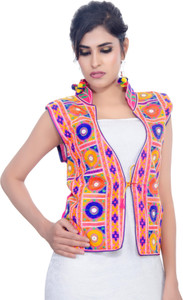 Banjara India Sleeveless Embroidered Women's Jacket