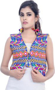 Banjara India Sleeveless Embroidered Women's Jacket