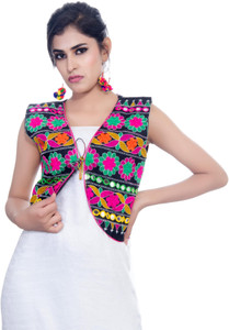 Banjara India Sleeveless Embroidered Women's Jacket