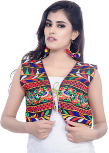 Banjara India Sleeveless Embroidered Women's Jacket