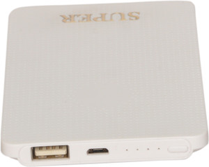 SUPER S5 Ultra Slim Fast charge Unique Model 6000 mAh Power Bank