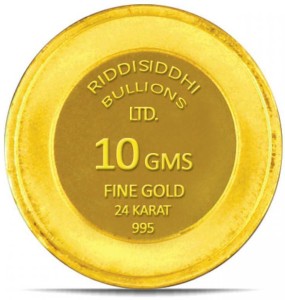 Candere 24 (995) K 10 g Yellow Gold Coin
