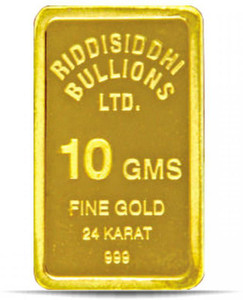 Candere 24 (9999) K 10 g Yellow Gold Bar