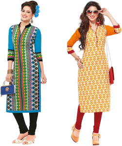 Giftsnfriends Cotton Printed Dress/Top Material