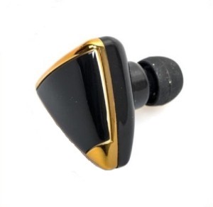 Technomart Sport Golden Heart-Black Wireless Bluetooth Headset With Mic