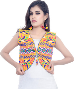Banjara India Sleeveless Embroidered Women's Jacket