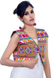 Banjara India Sleeveless Embroidered Women's Jacket