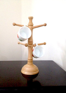 Alishba Wooden Kitchen Rack