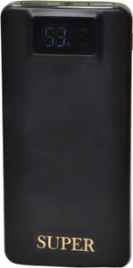 SUPER PING ULTRA SLIM 2 Port With Led & digital Display 12000 mAh Power Bank