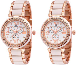 Fashion Gateway Supper Hot Collection (pack of 2) Luxury Analog Watch - For Women