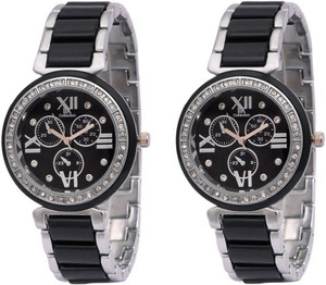 Fashion Gateway Supper Hot Collection (pack of 2) Luxury Analog Watch - For Women