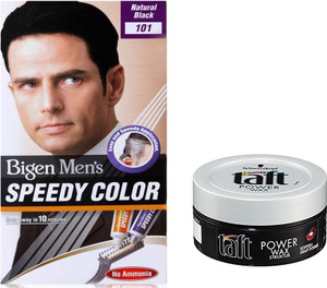 Bigen Speedy Hair Colour With Schwarzkopf Taft Wax Set Of Best