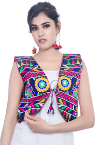 Banjara India Sleeveless Embroidered Women's Jacket