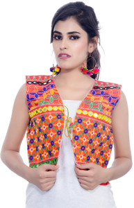 Banjara India Sleeveless Embroidered Women's Jacket