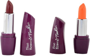 Blue Heaven fashion lipstick pinkish mehroon and neon orange