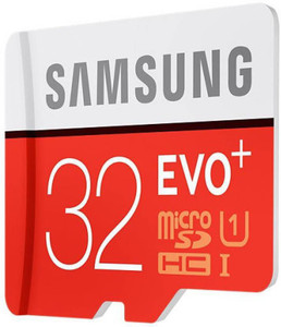 Samsung Evo plus 32 GB MicroSDHC Class 10 80 MB/s Memory Card