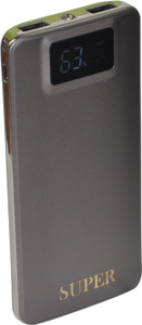 SUPER PIng Ultra slim 2 Port With Led & digital Display 12000 mAh Power Bank