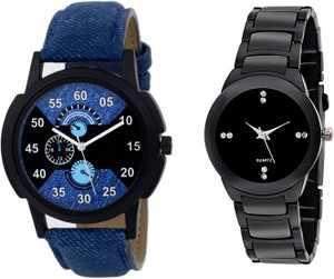 Rage Enterprise New Stylish Couple 01RE009 Analog Watch - For Boys & Girls