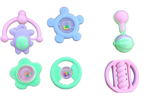 Volik Rattle Set For Small Little Cute Babies Rattle Multicolor Best