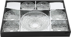Rich Craft International Black Short Glass Bowl Set