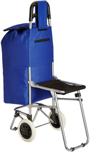 Multipurpose trolley bag with foldable chair 2025