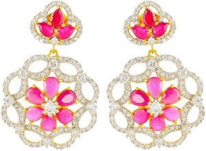 Tistabene Retails LLP Floral Modern Dangler Earring Alloy Dangle Earring