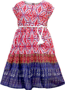 Bella Moda Girl's Midi/Knee Length Casual Dress