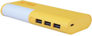 Super light house with 3 USB ports 10000 mAh Power Bank