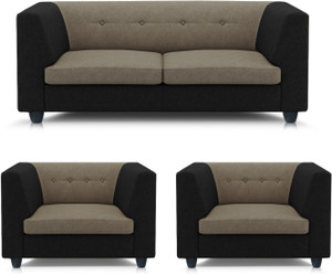 Adorn homez Modern Fabric 2 + 1 + 1 Multi Sofa Set