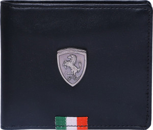 Ferrari shining Men Black Artificial Leather Wallet