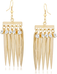 VK Jewels Drop Long Nail Alloy Dangle Earring