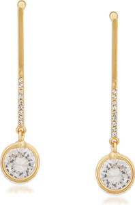 VK Jewels Simple Cubic Zirconia Alloy Drop Earring