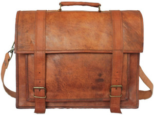 CraftShades 15 inch Expandable Laptop Messenger Bag