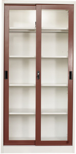 Woodness Metal Close Book Shelf