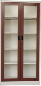 Woodness Metal Close Book Shelf