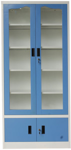 Woodness Metal Close Book Shelf