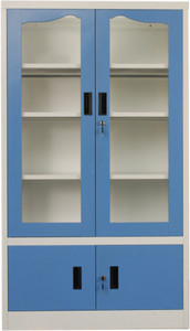 Woodness Metal Close Book Shelf
