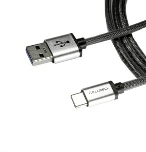 CELLBELL Original USB Type C (USB-C) to Type A (USB-A) Cable-2m USB C Type Cable