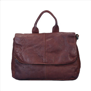Vilenca Holland Women Brown Genuine Leather Shoulder Bag